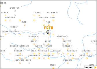 map of Faţa