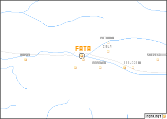 map of Faţa