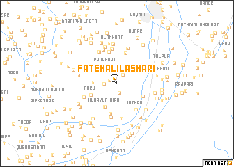 map of Fateh Ali Lashāri