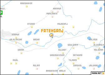 map of Fatehganj