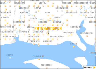 map of Fatehjangpur