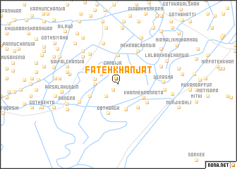 map of Fateh Khān Jat