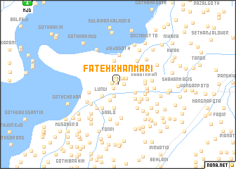 map of Fateh Khān Mari