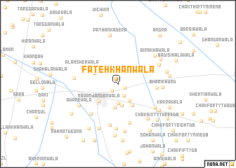 map of Fateh Khānwāla