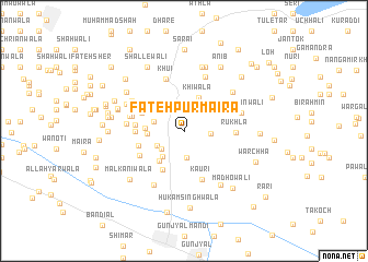 map of Fatehpur Maīra