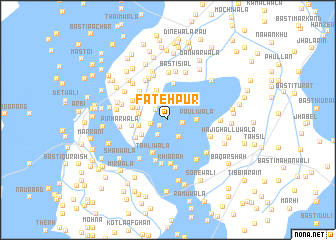 map of Fatehpur