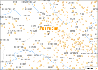 map of Fatehpur