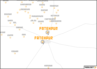 map of Fatehpur