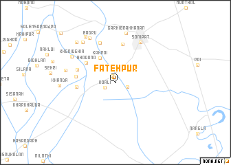 map of Fatehpur