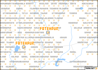 map of Fatehpur