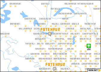 map of Fatehpur