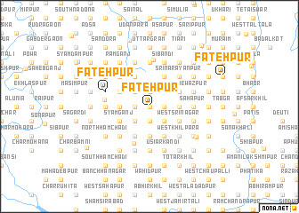 map of Fatehpur