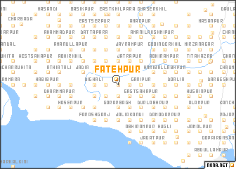 map of Fatehpur