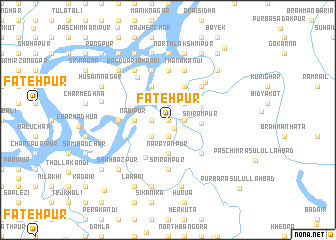 map of Fatehpur