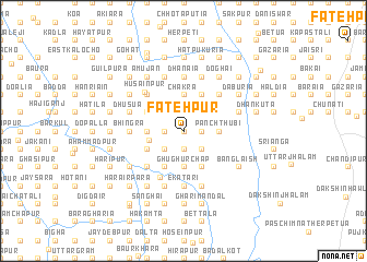 map of Fatehpur