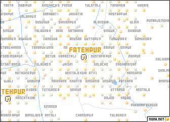 map of Fatehpur