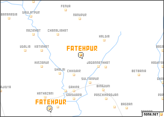 map of Fatehpur