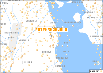 map of Fateh Shāhwāla