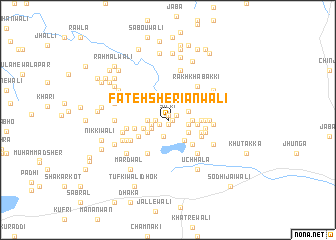 map of Fateh Sheriānwāli