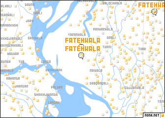 map of Fatehwāla