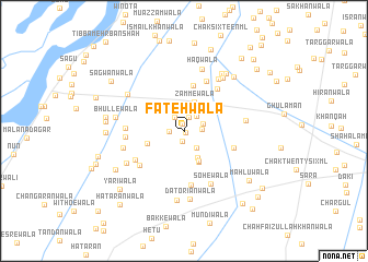 map of Fatehwāla