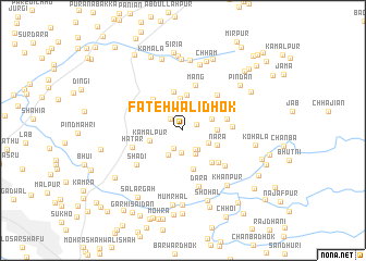 map of Fatehwāli Dhok