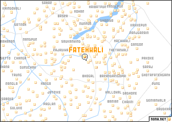 map of Fatehwāli