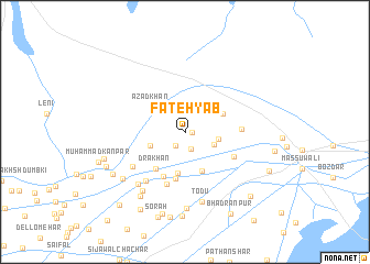 map of Fatehyāb