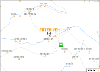 map of Fatemīyeh