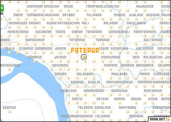 map of Fatepur