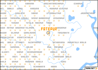 map of Fatepur