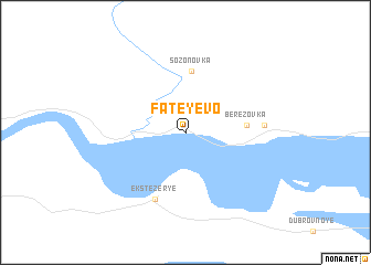 map of Fateyevo