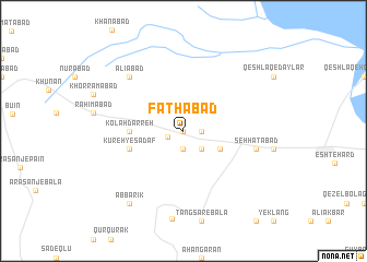 map of Fatḩābād
