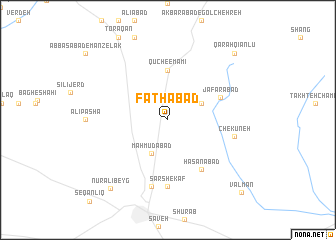 map of Fatḩābād