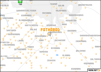 map of Fatḩābād