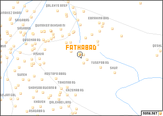 map of Fatḩābād