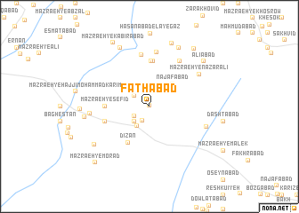 map of Fatḩābād