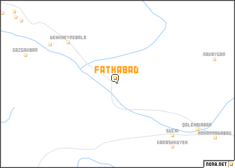 map of Fatḩābād