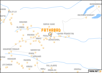 map of Fatḩābād