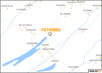 map of Fatḩābād