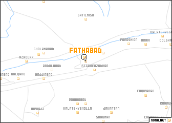 map of Fatḩābād