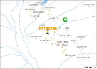 map of Fatḩābād