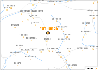 map of Fatḩābād