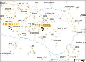 map of Fatḩābād