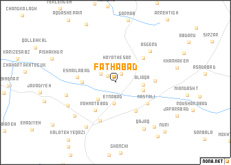 map of Fatḩābād