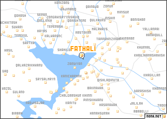 map of Faţh ‘Alī