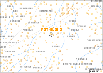 map of Fathīwāla