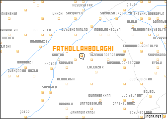 map of Fatḩollāh Bolāghī