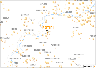 map of Fatići