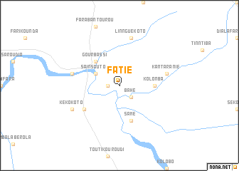 map of Fatié